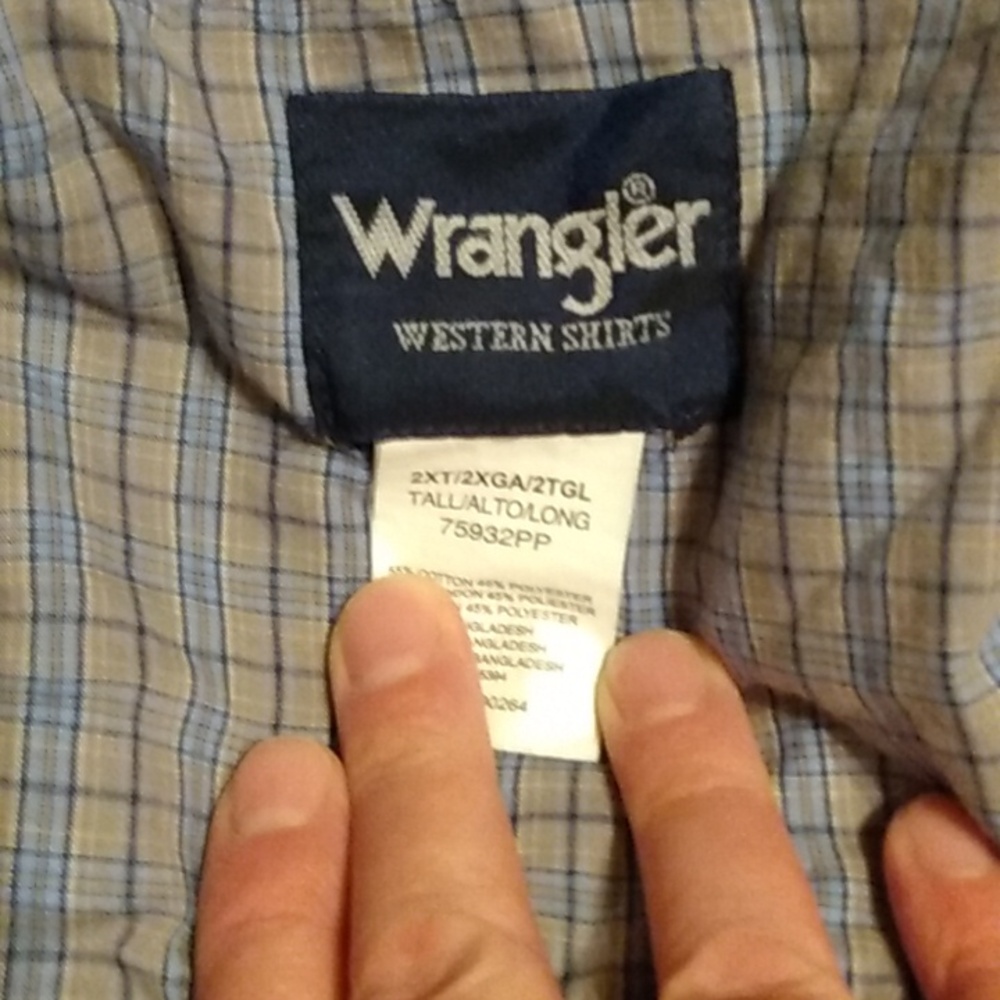 Wrangler 2XT Western Shirt